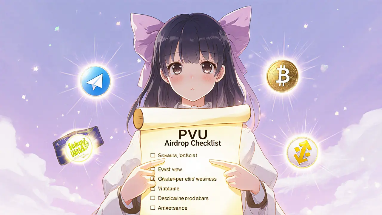 Heroine holds a checklist scroll with official channel icons glowing.
