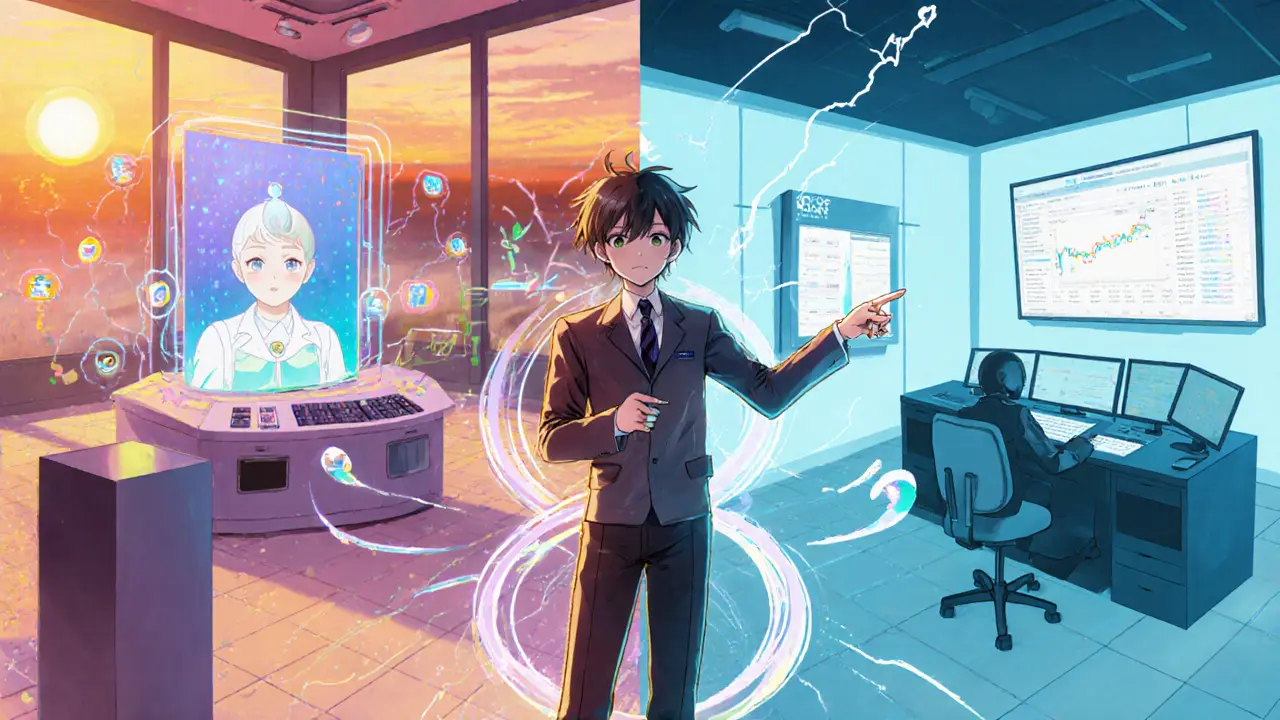 Anime trader comparing AskNoel&#039;s full suite with simpler competitor platforms.