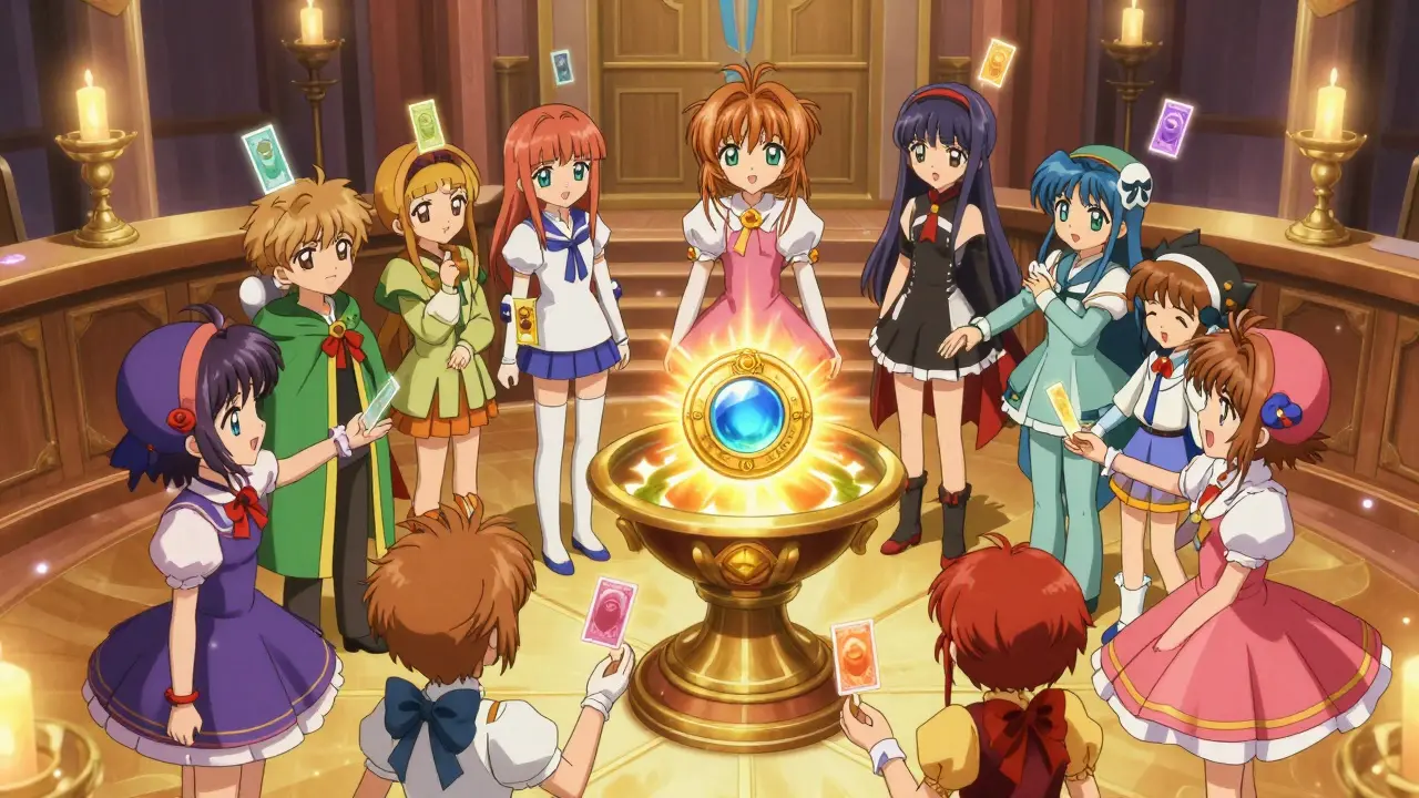 Magical characters voting together for decentralized governance